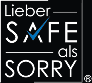 Logo LieberSAFEalsSORRY